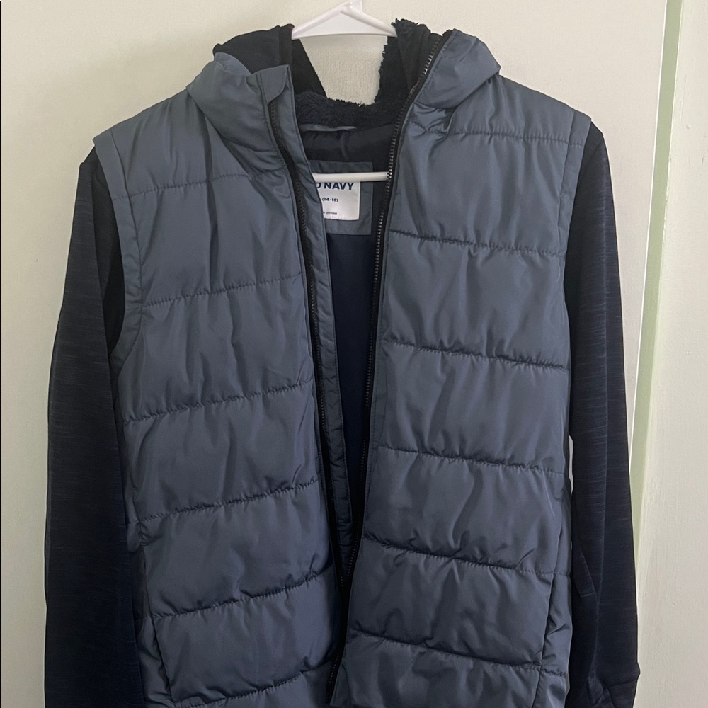 Old Navy Kid's Blue Puffer Jacket